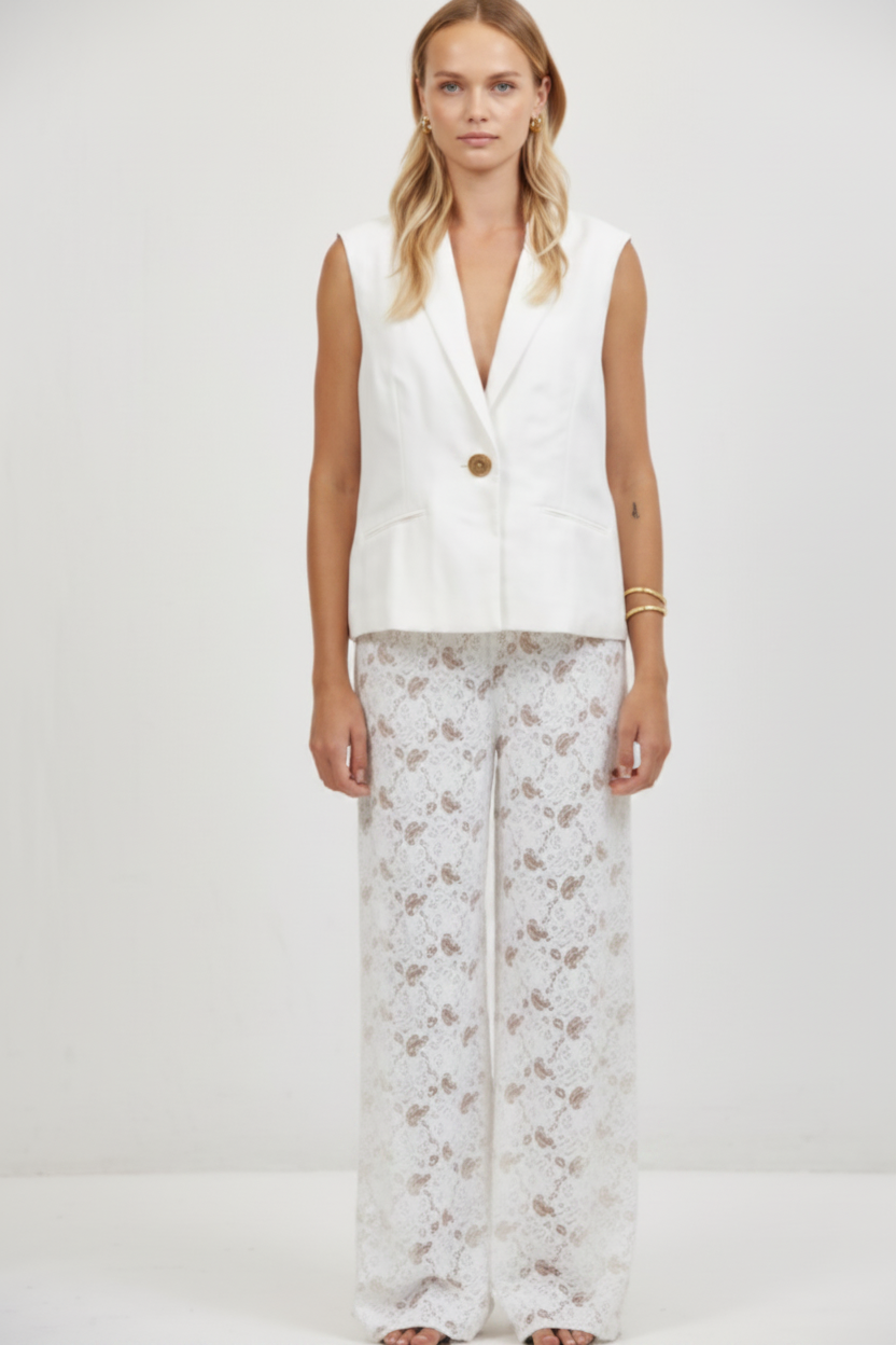 Marisol Vest Off White