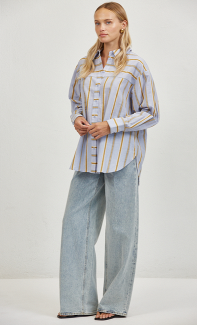 Bryce Shirt Blue Multi