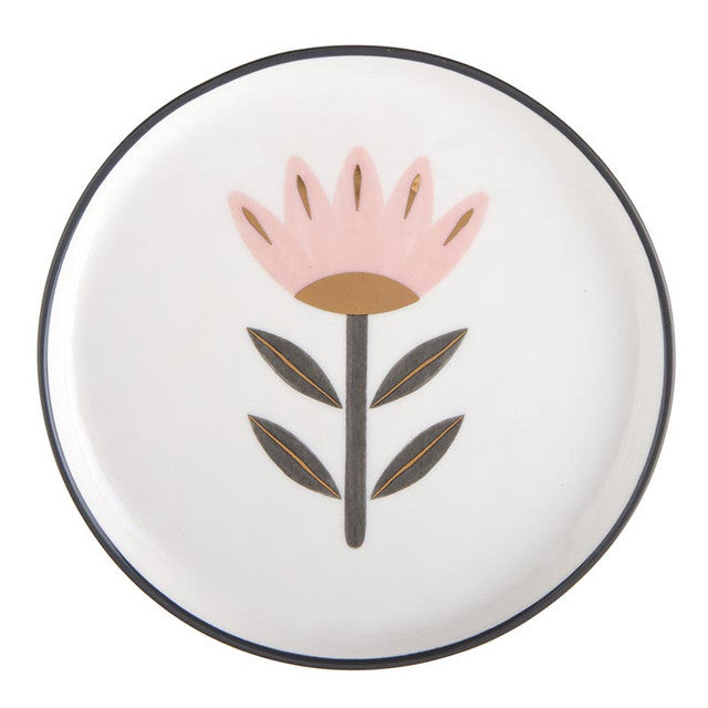Ceramic Appetizer Plate Flower