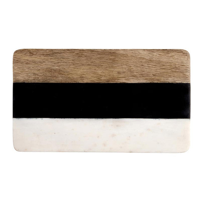 Striped Marble Wood Board