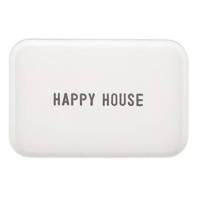 Face to Face Ceramic Serving Platter Happy House