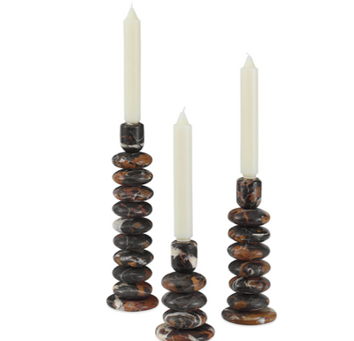 Washed Stones Candleholder