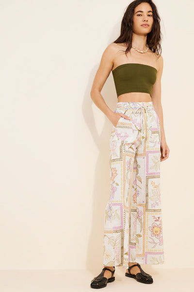 Zoe Linen Pant Print