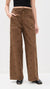 Bow Pattern Pant Brown