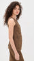 Bow Pattern Vest Brown