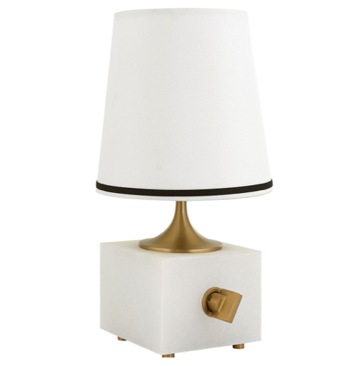 Blockhead Mini Lamp Satin Brass