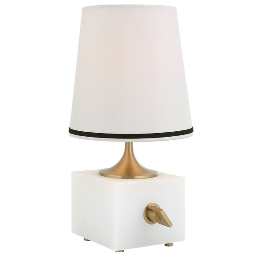 Blockhead Mini Lamp Satin Brass