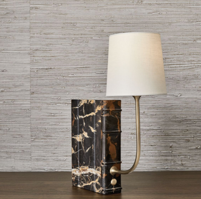 Book Mini Lamp Michelangelo Marble