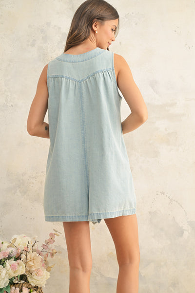 Betty Romper Denim