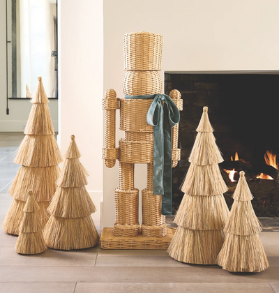 All Weather Rattan Nutcracker Green