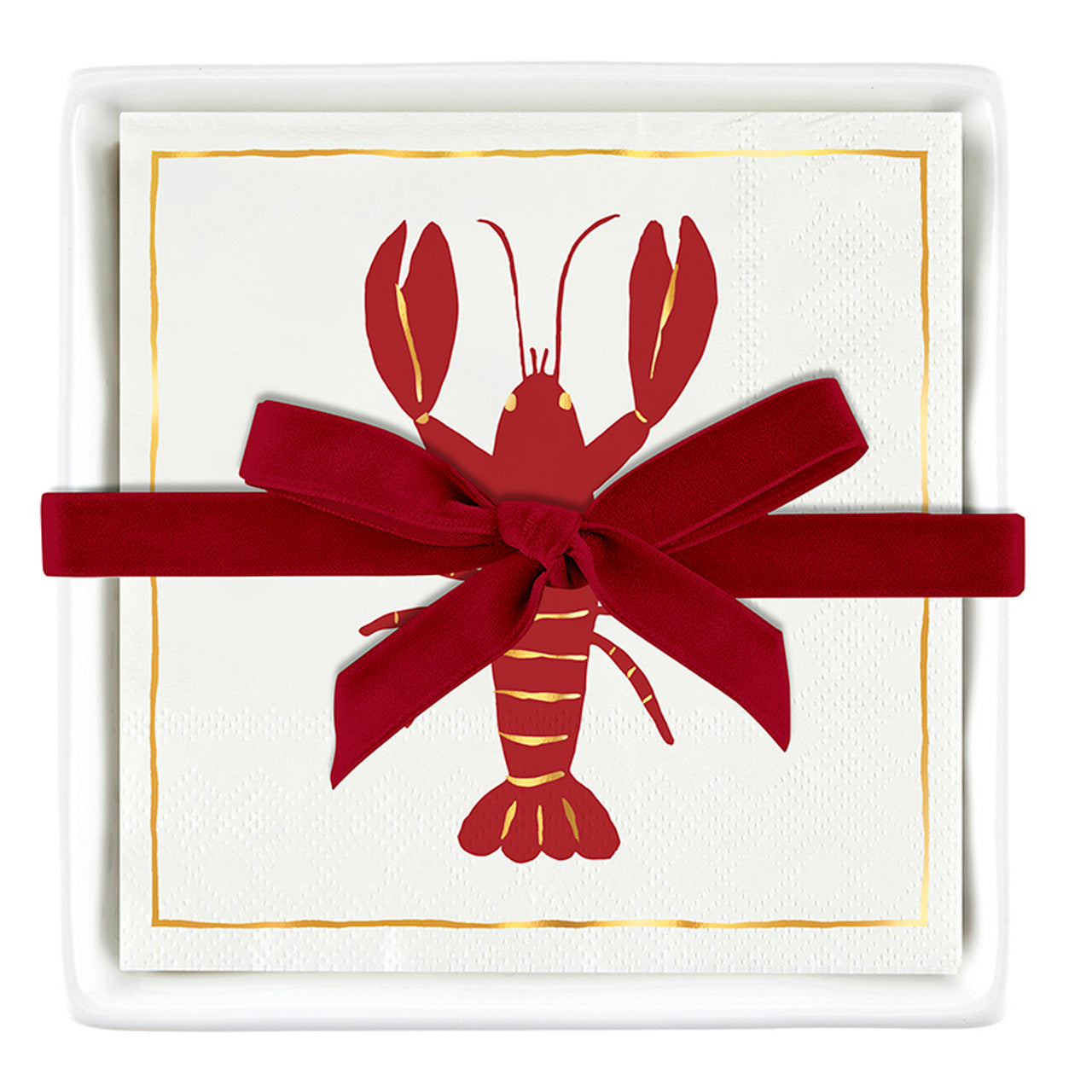Ceramic Napkin Tray Napkins Red Lobster