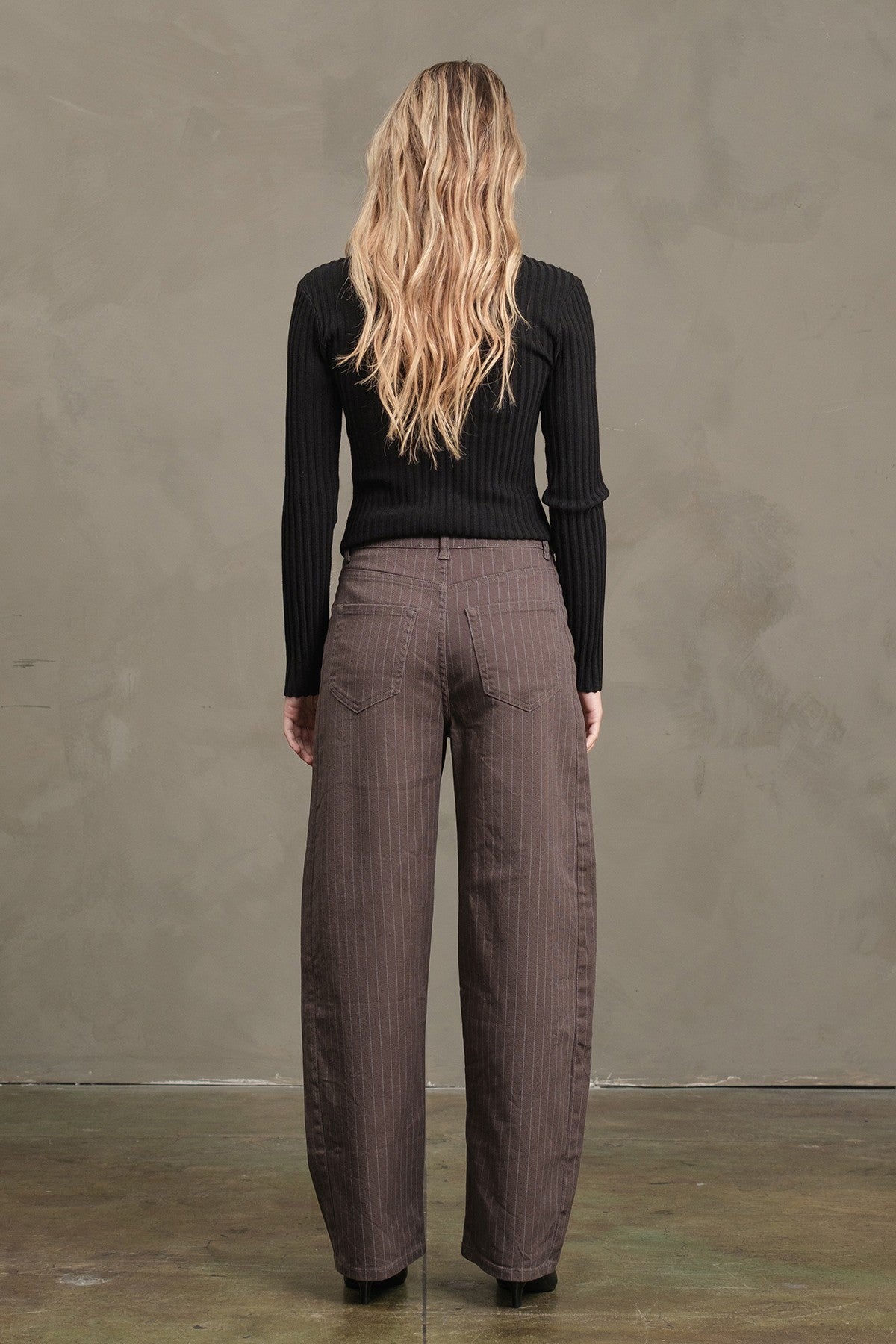 Barrel Leg Pant Pinstripe