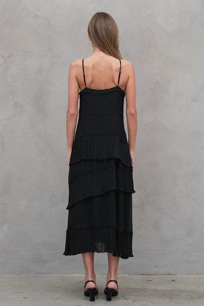 Nina Asymetrical Dress Black