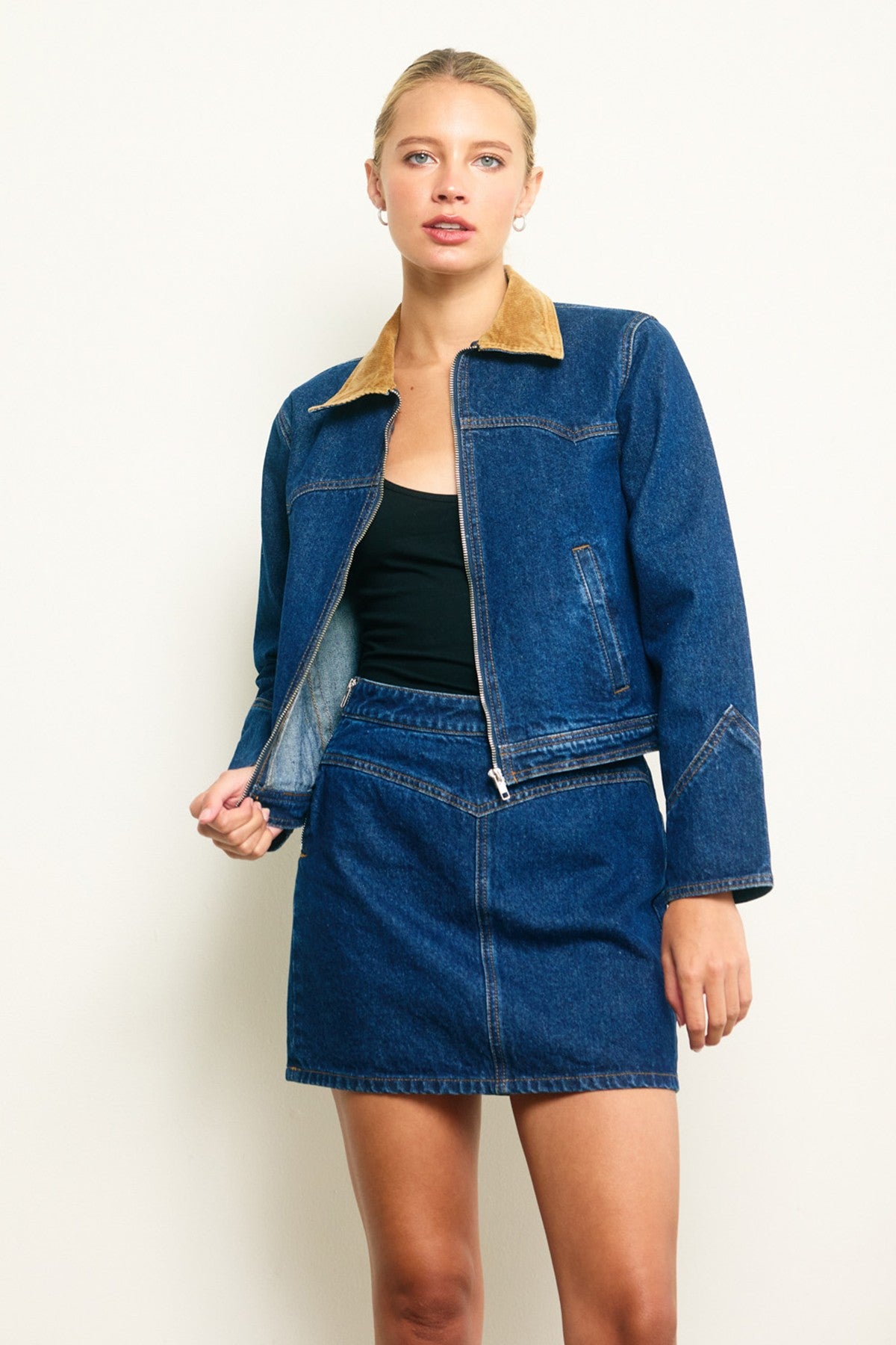Oriana Denim Western Jacket