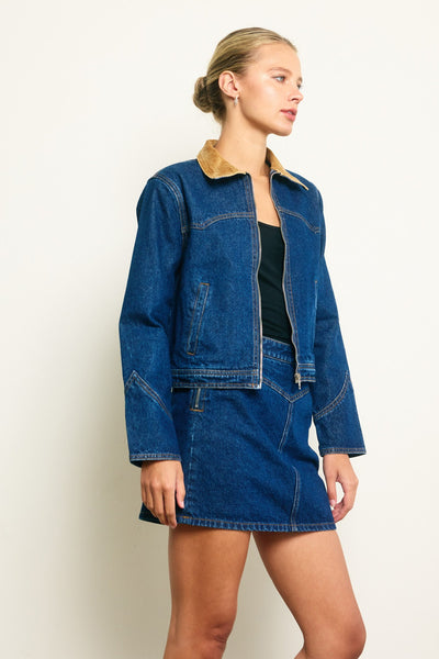 Oriana Denim Western Jacket
