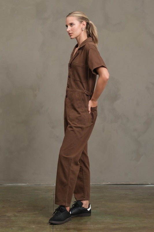 Field Jumpsuit Brown