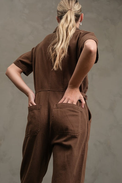 Field Jumpsuit Brown
