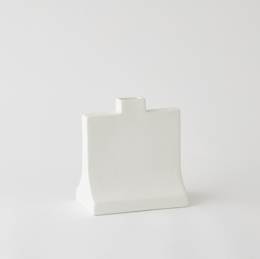 Icon Vase Matte White Sm