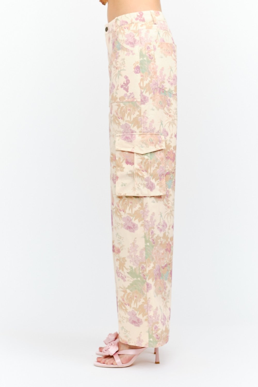 Gabby Pant Floral Pink