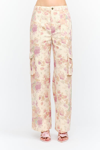 Gabby Pant Floral Pink