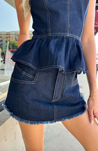 Brie Denim Skirt