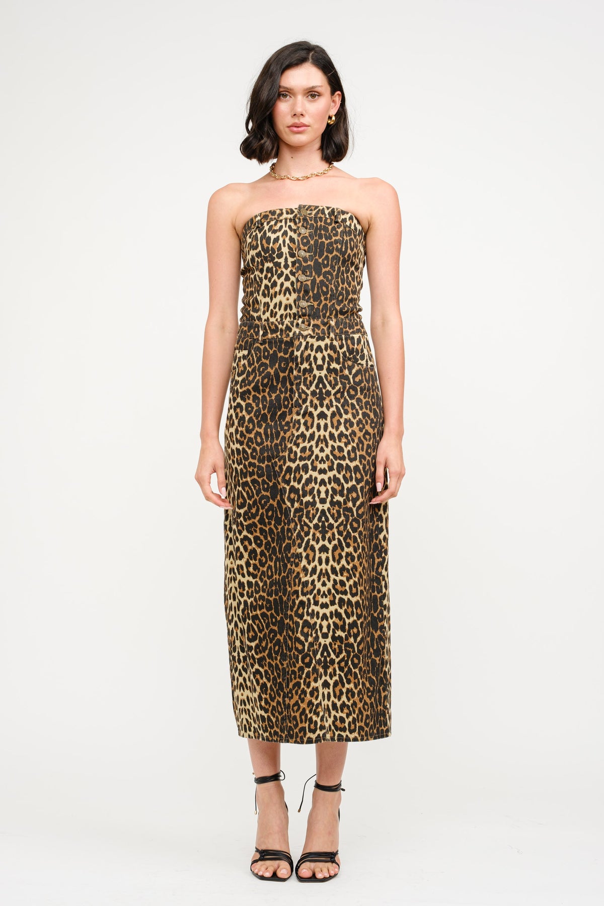 Ellison Dress Leopard Brown