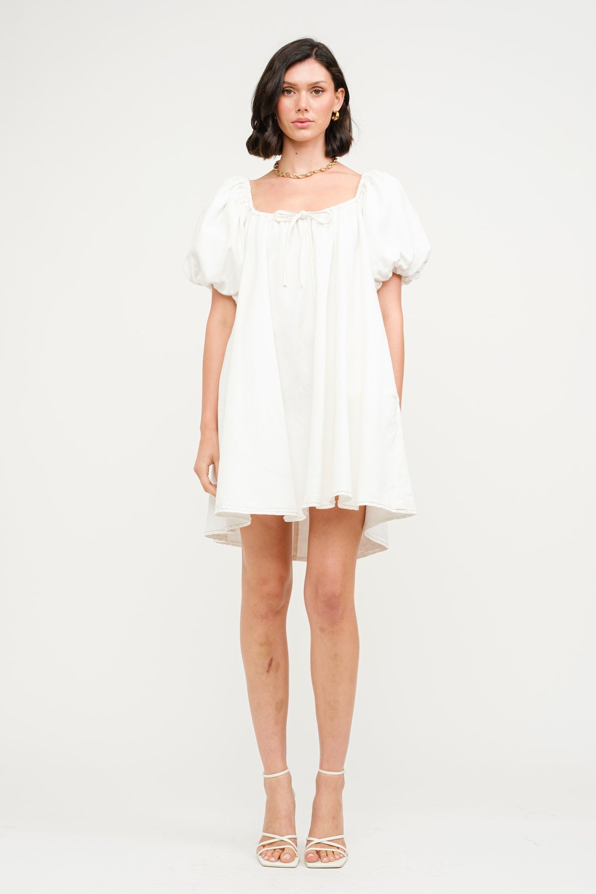 Jennie Mini Dress Off White