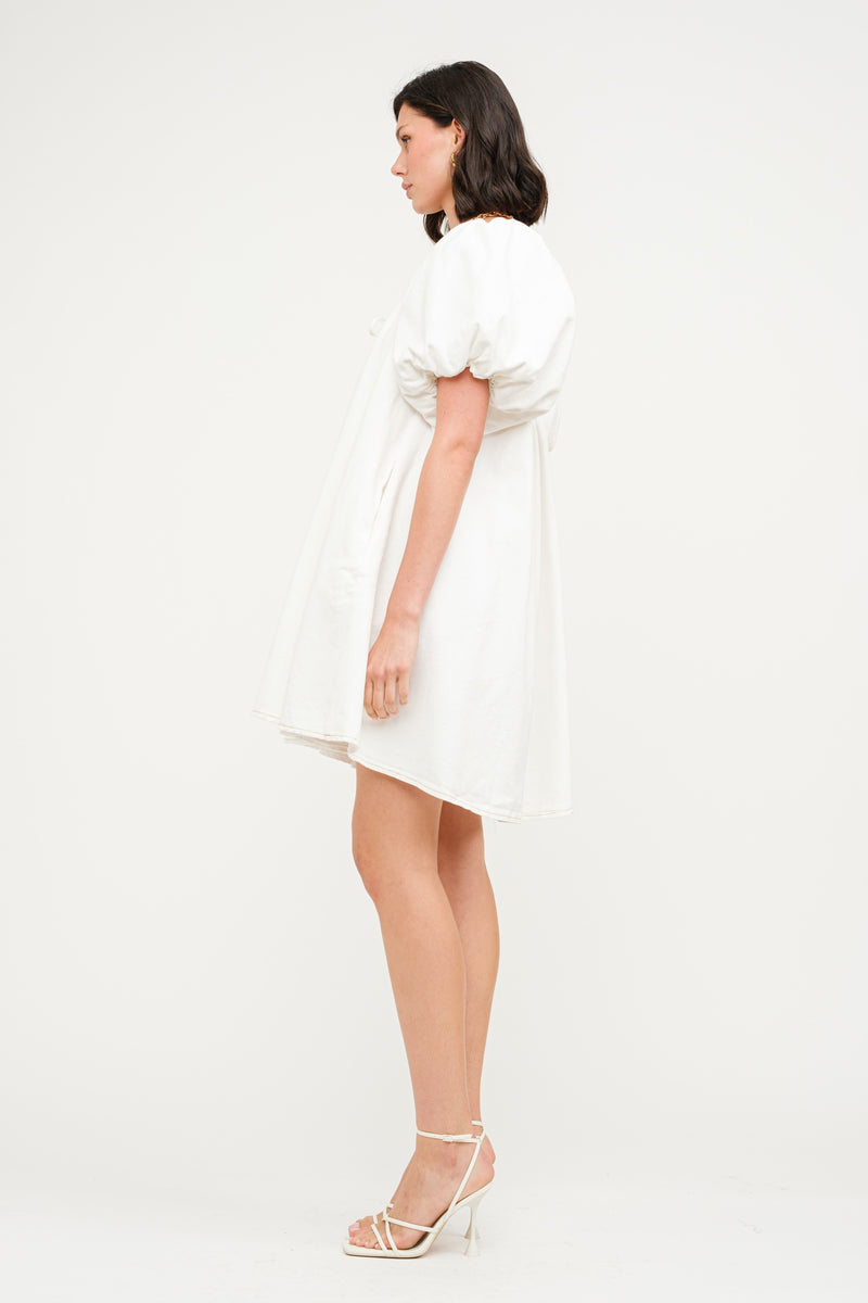 Jennie Mini Dress Off White