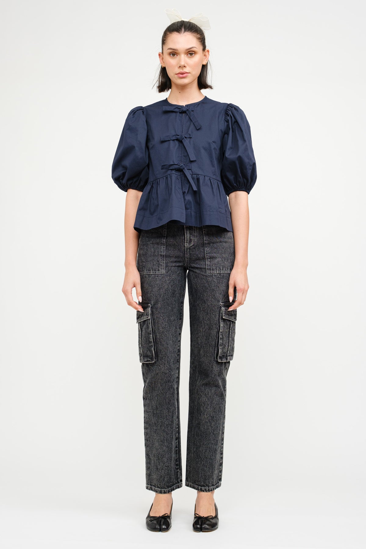 Norah Blouse Navy