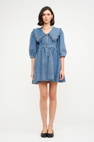 Piper Dress Medium Wash