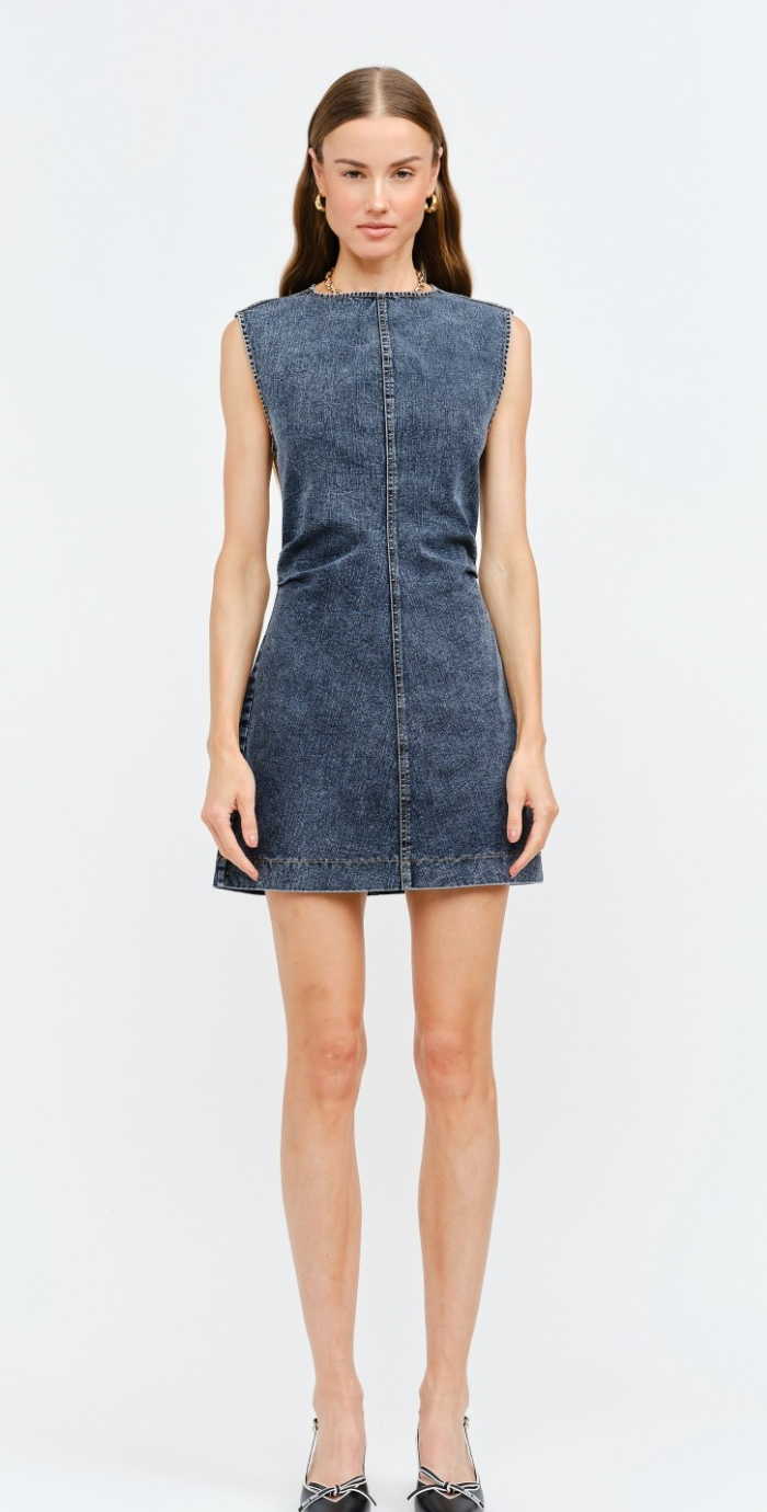 Charlotte Indigo Dress Denim mini Dress