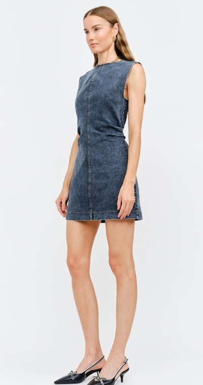 Charlotte Indigo Dress Denim mini Dress