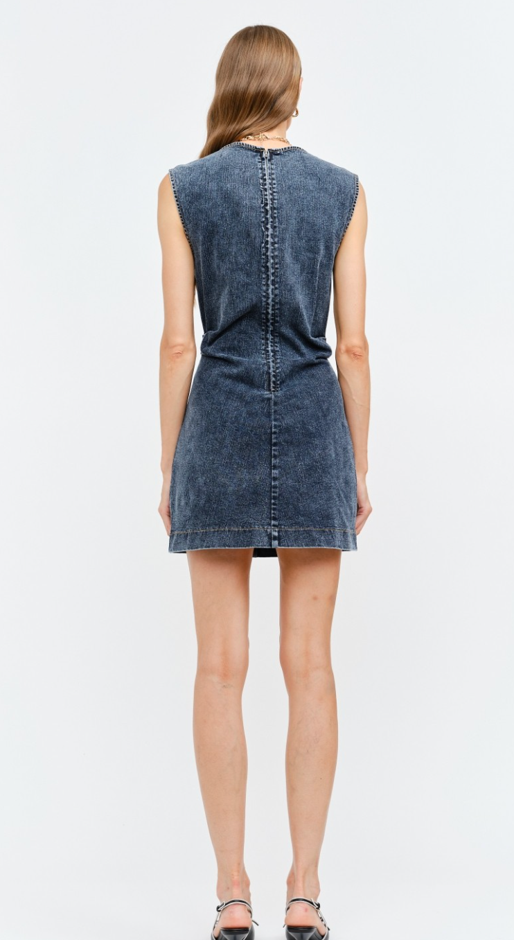 Charlotte Indigo Dress Denim mini Dress