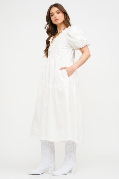 Emmy Dress Off White