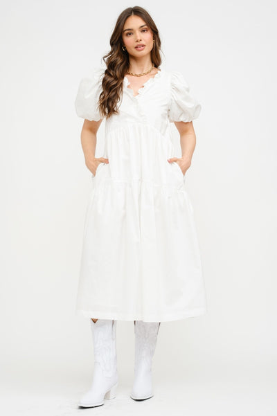 Emmy Dress Off White