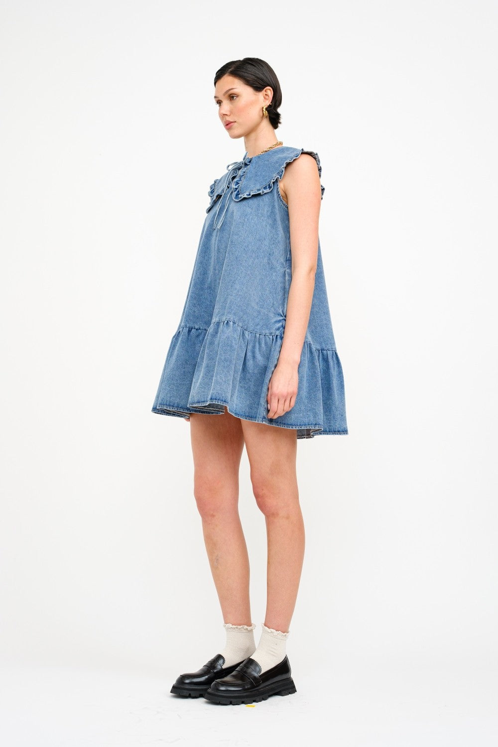 Cecilie Dress Medium Wash