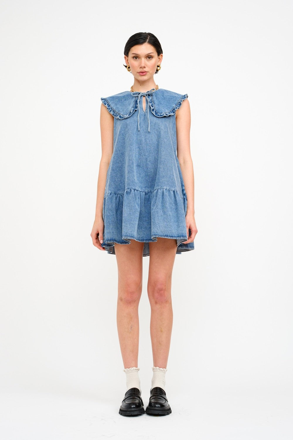 Cecilie Dress Medium Wash