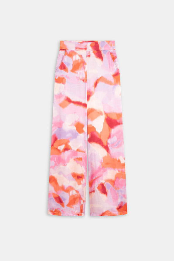 Jazz Print Pant Fuchsia