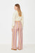 Jungle Striped  Pant Beige