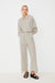 Jordan Cotton Striped Pant Black