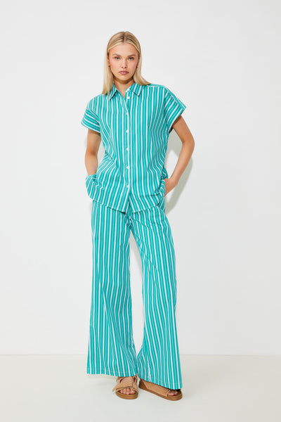 Jaura Pant Striped Green
