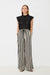 Jerry Striped Pant Black