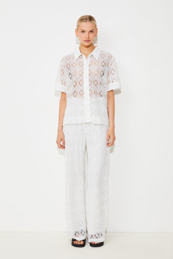 Joyce Pant White