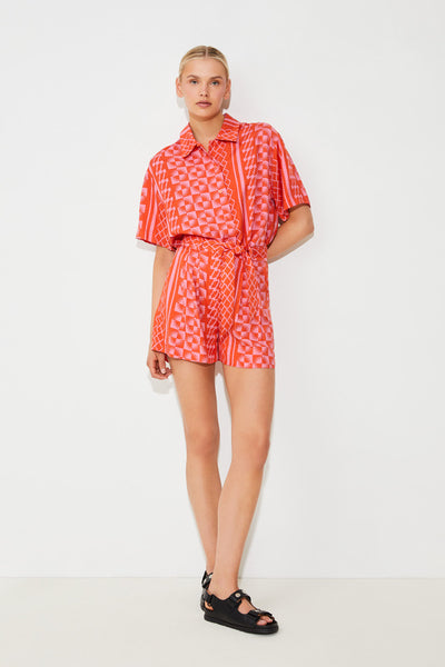 Bobby Short Print Red