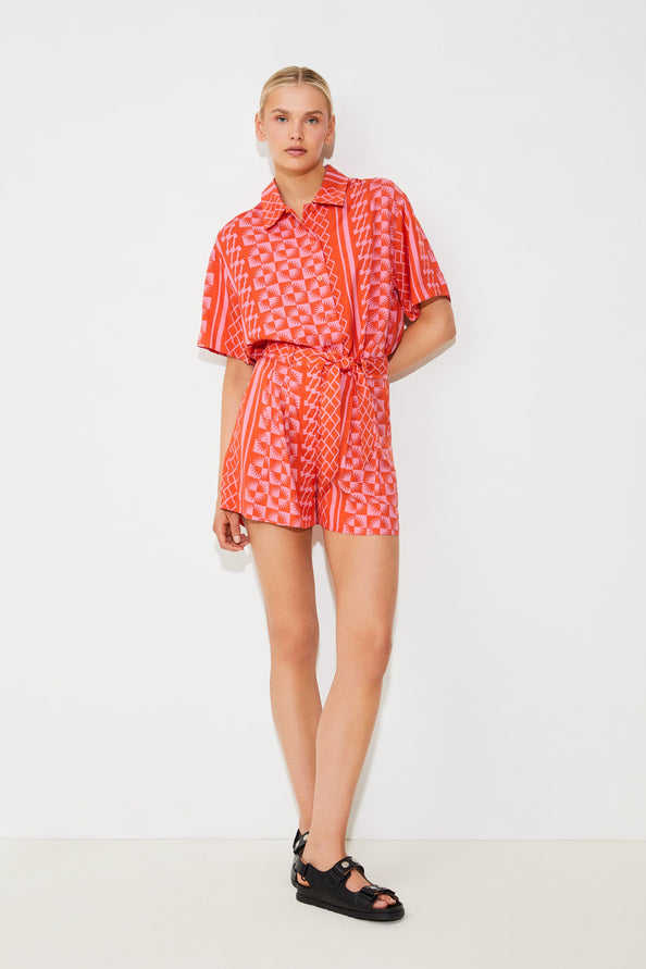 Bobby Short Print Red