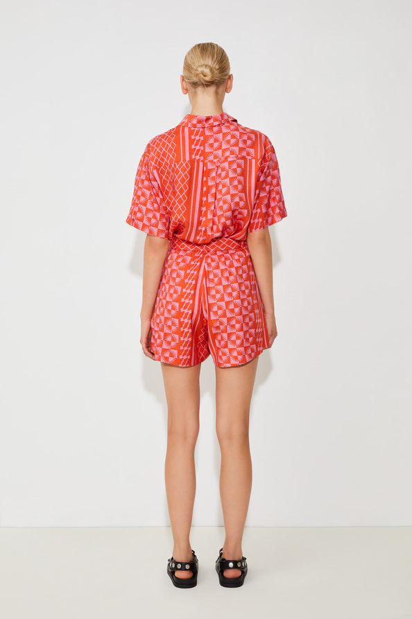Bobby Short Print Red