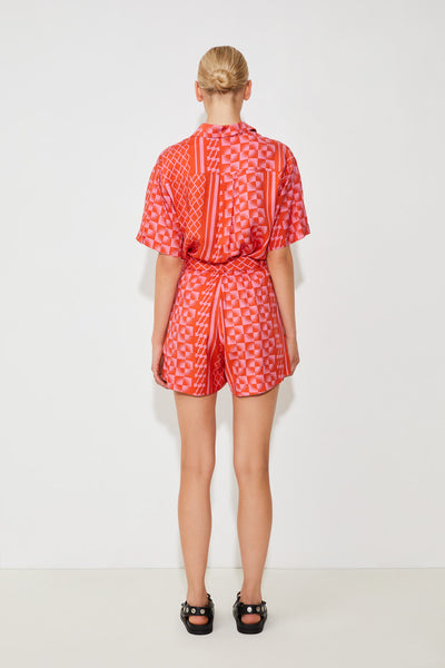 Bobby Short Print Red