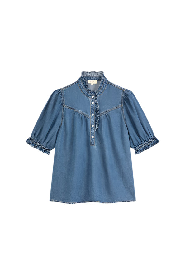 Louise Denim blouse Blue