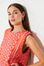 Lenzo Blouse Print Red