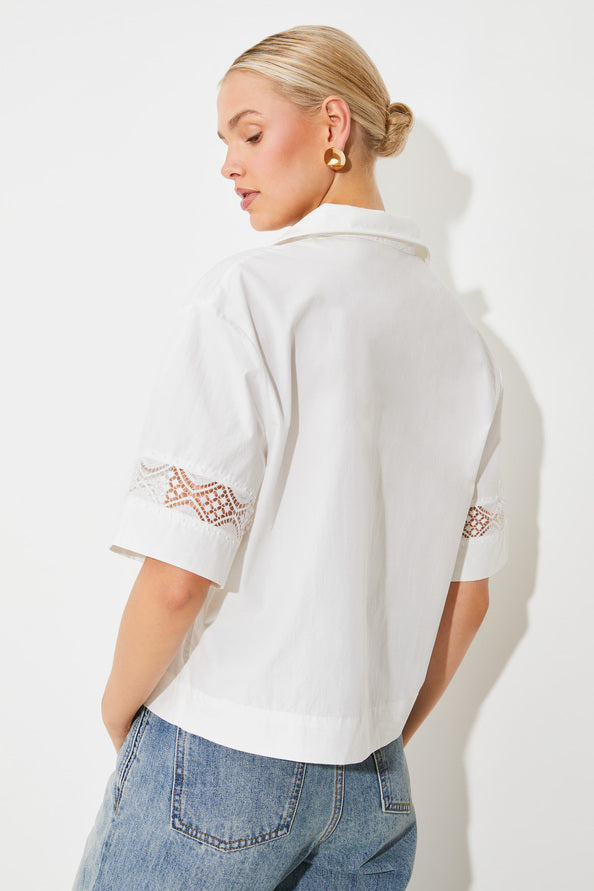 Last Oversized Blouse White